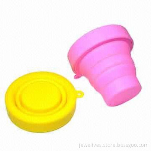 Collapsible Silicone Drinking Cup for Travel Camping Multiple Use